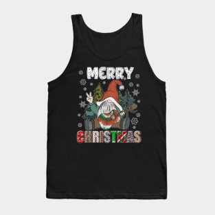 Merry Christmas Gnome Family Funny Xmas Tree Women Men Kids Tank Top